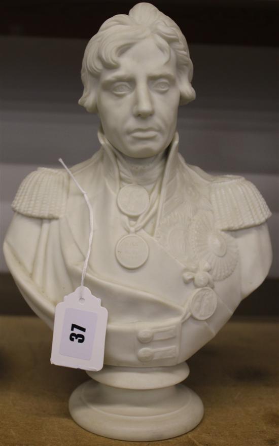 Parian bust of Nelson
